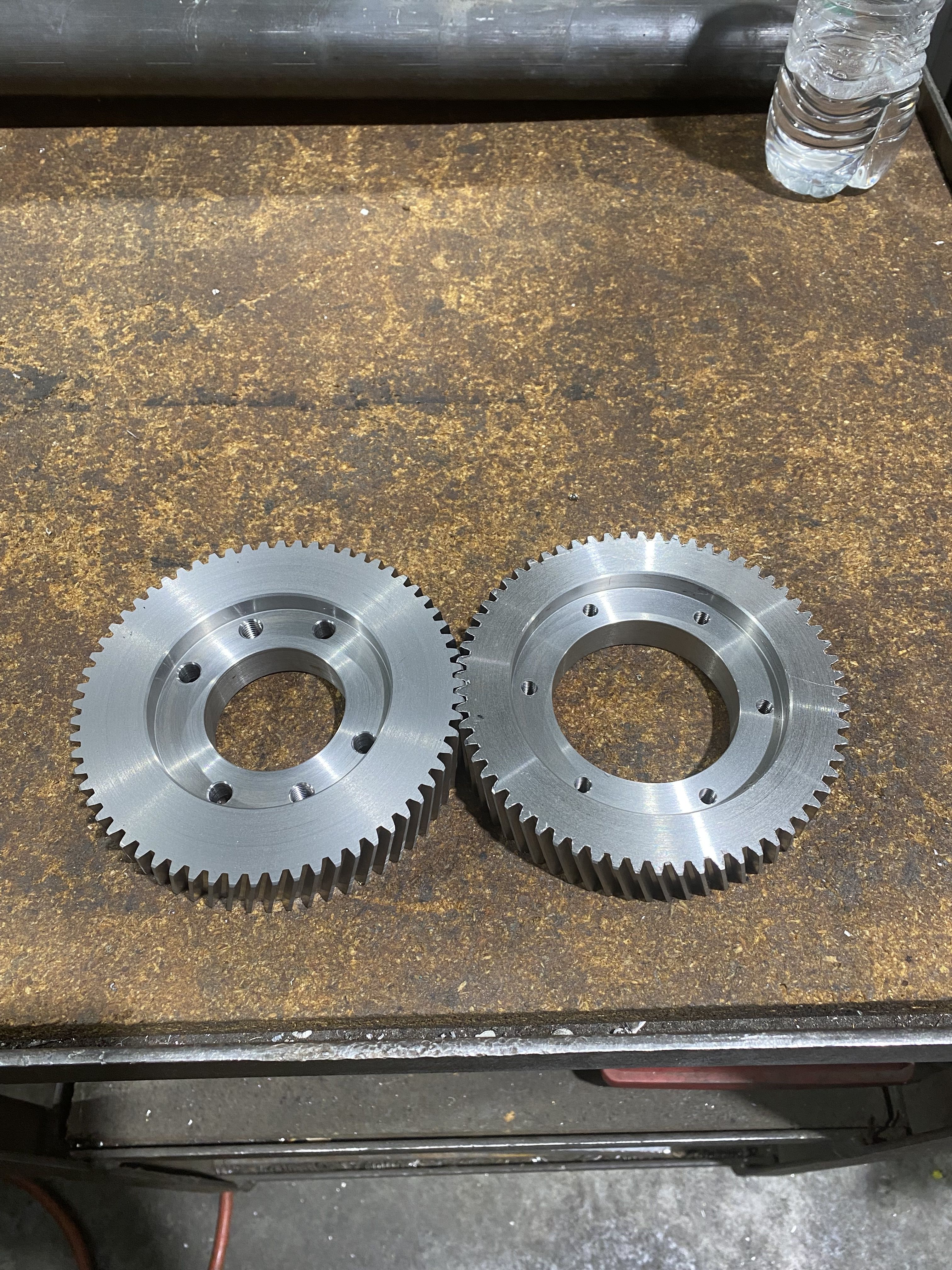 Custom gears copied from sample