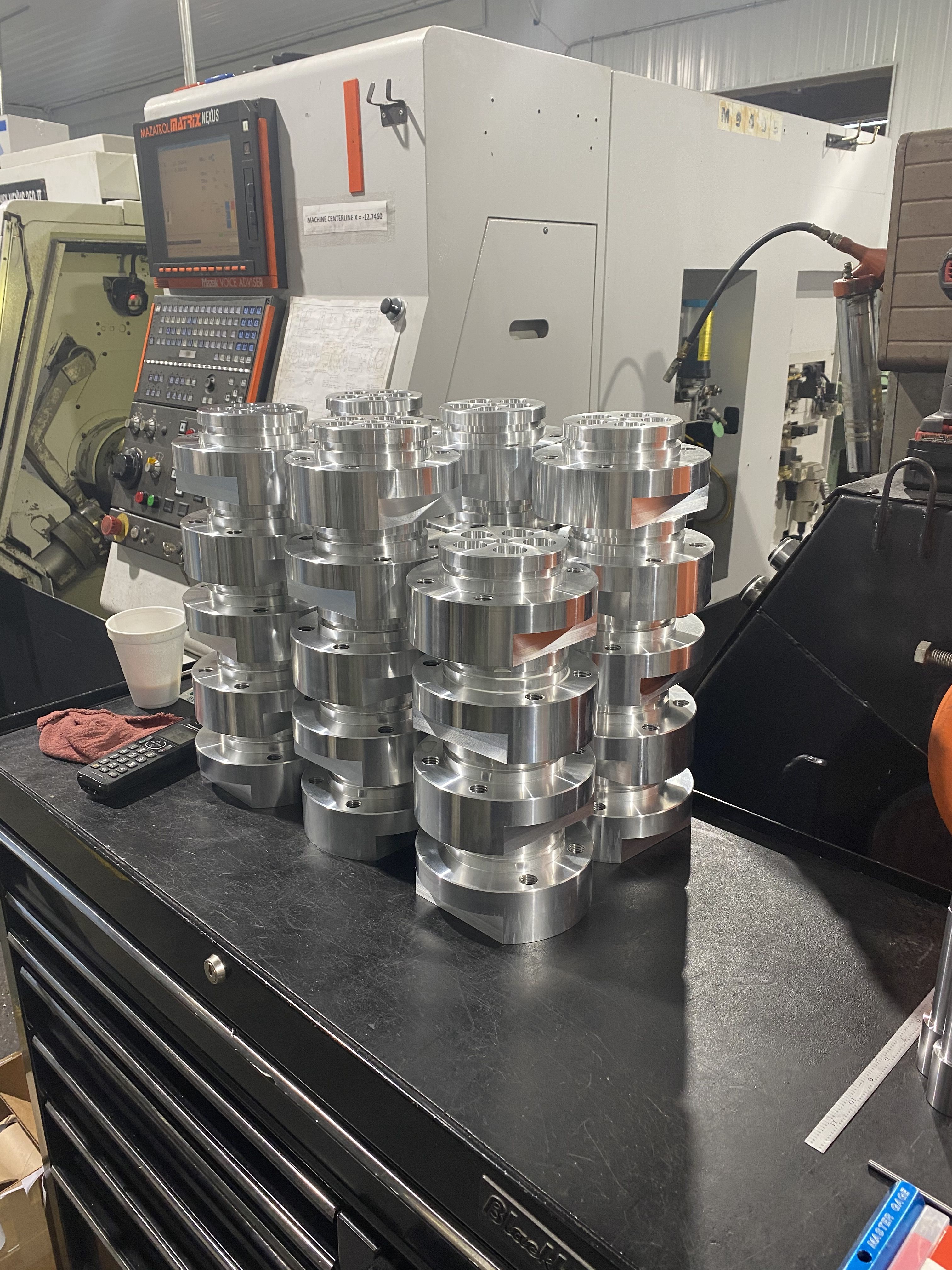 End caps for flow metering bodies 2024 aluminum