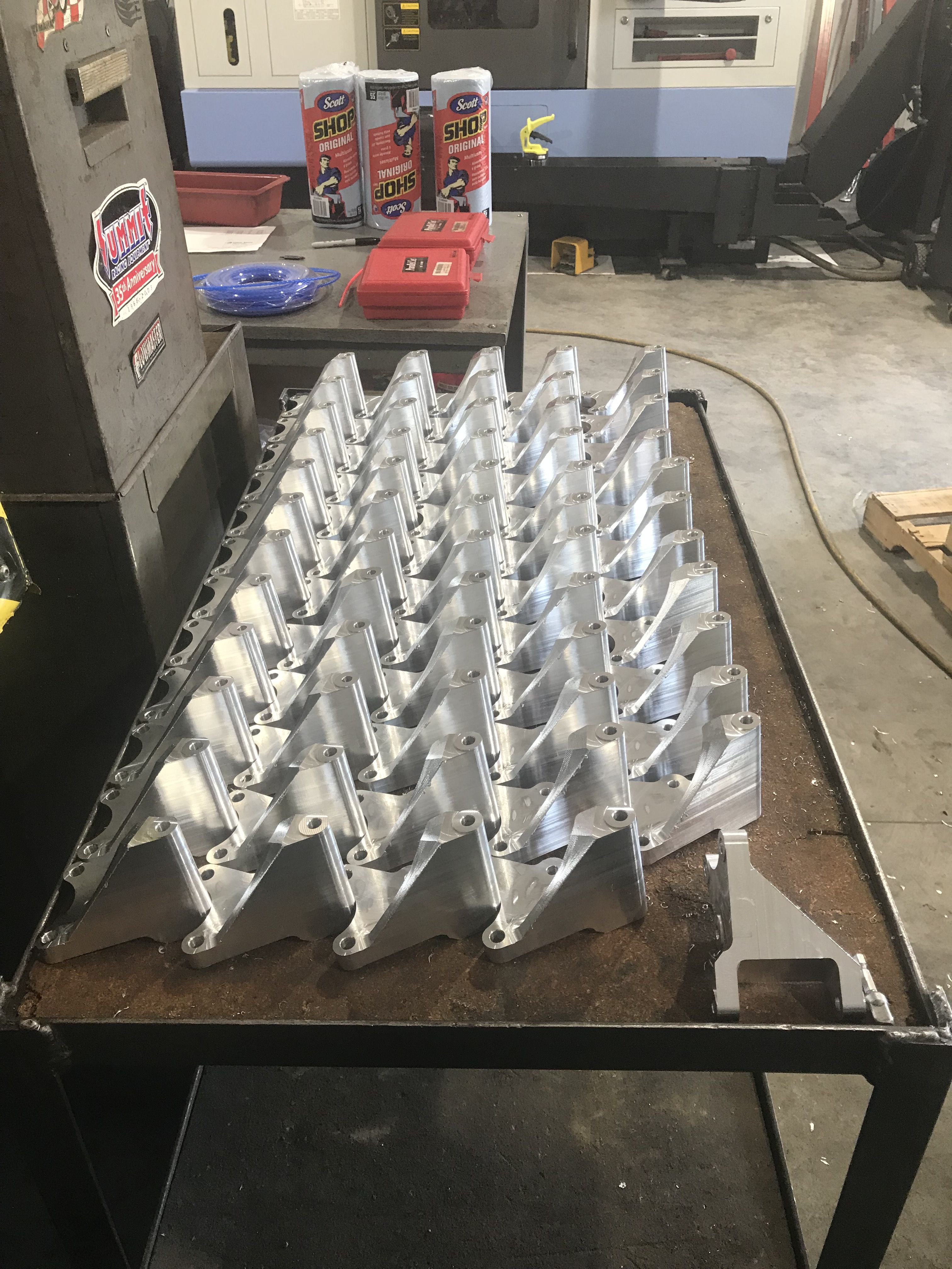 Custom alternator brackets